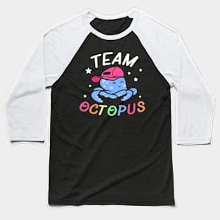 Team Octoous Cartoon Baseball T-Shirt